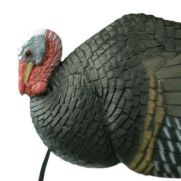 PRIMOS Killer B decoy motion via pull rope demonstrates natural movement in the field.
