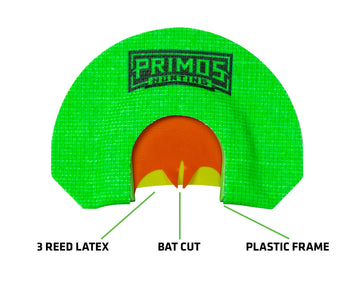 PRIMOS Lucy 3-reed bat cut design for versatile soft to loud calls