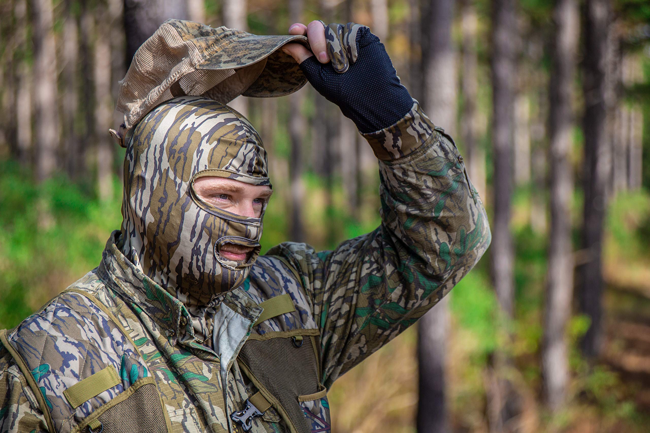 OD Green mesh face mask by Primos Hunting, breathable and insect protection