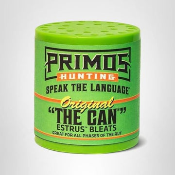 PRIMOS Original Can Deer Estrus Bleat Call thumb-hole detail for consistent sound