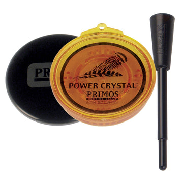 PRIMOS Power Crystal Call crystal surface in action, delivering sharp elk and turkey calls.