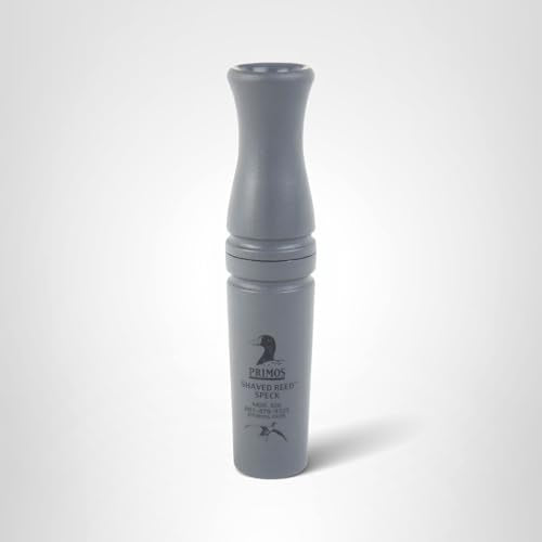 PRIMOS shaved reed speck goose call field use demonstrates high volume in open marsh settings