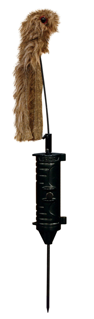 PRIMOS Sit-N-Spin predator decoy with collapsible design for easy field packing.