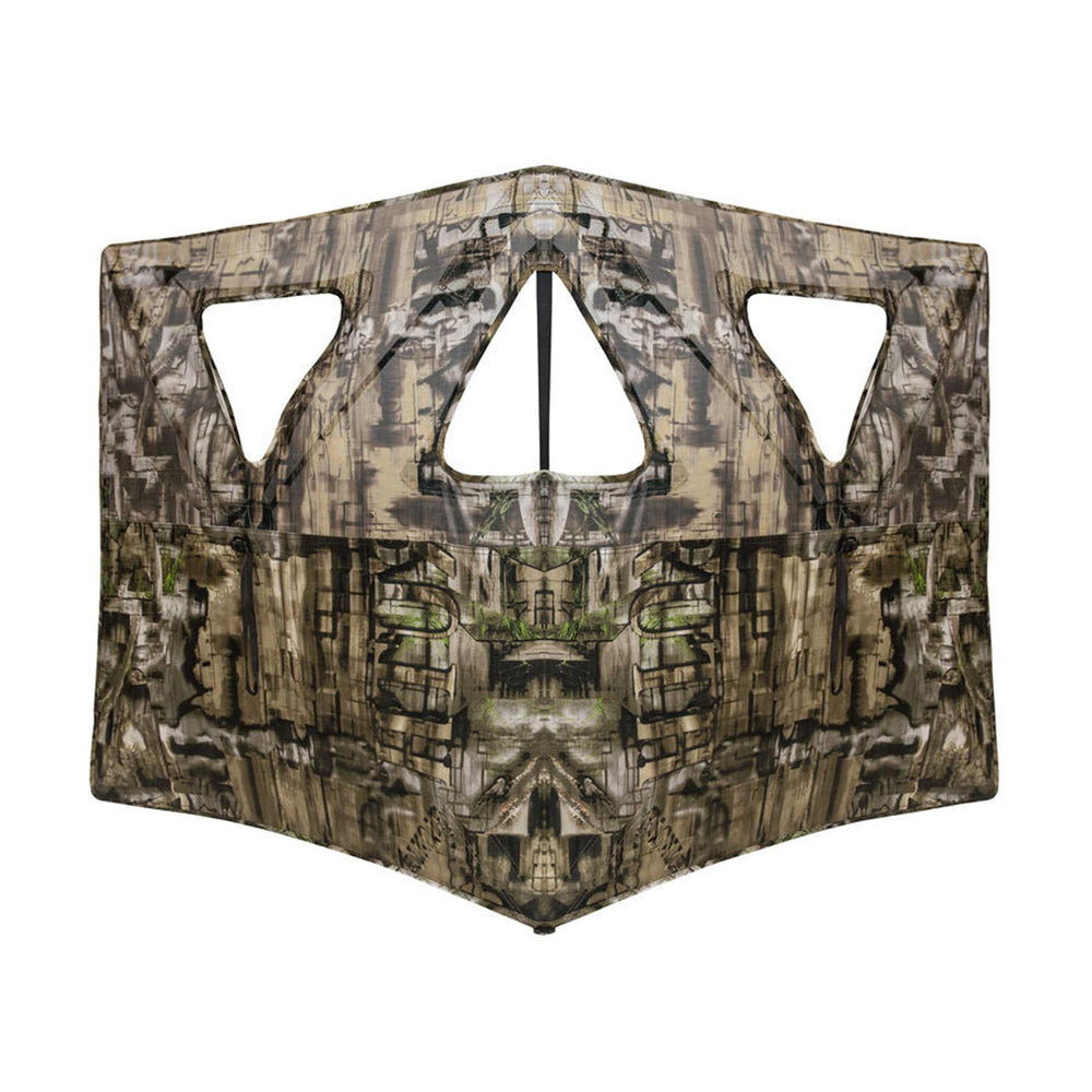 PRIMOS Stakeout Blind three shooting windows offer versatile lanes