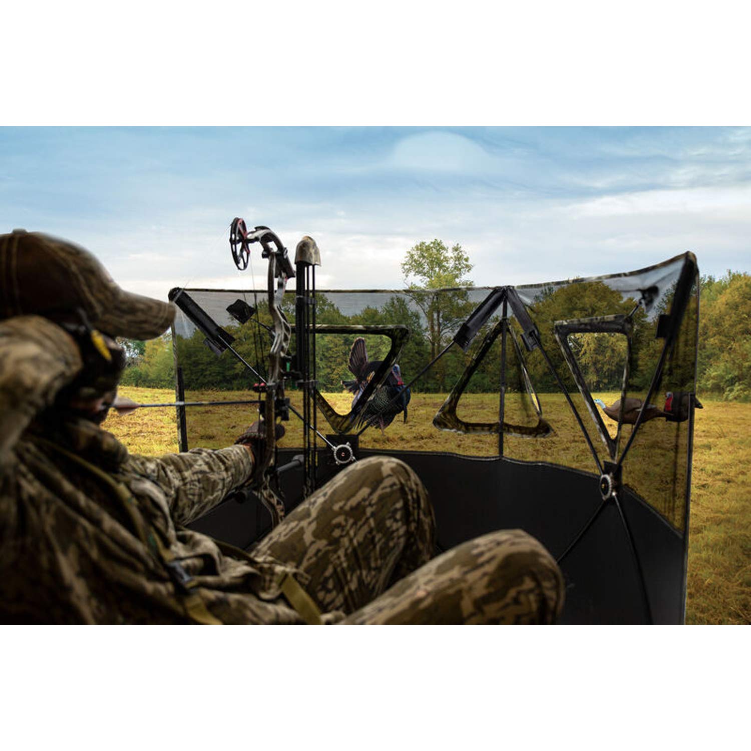 PRIMOS Blind with carry bag enables easy transport and deployment
