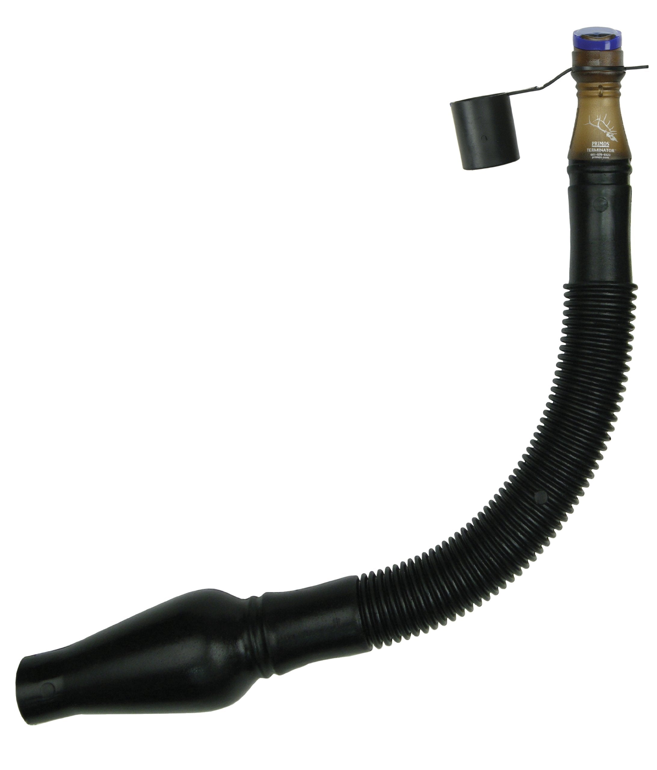 Primos Terminator Elk System Elk Call PS904 with blue snap-on reed, camo cover, and sling lanyard