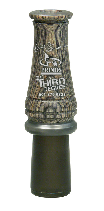 PRIMOS The Third Degree 372 predator call showcasing high-pitched cottontail distress for coyotes.