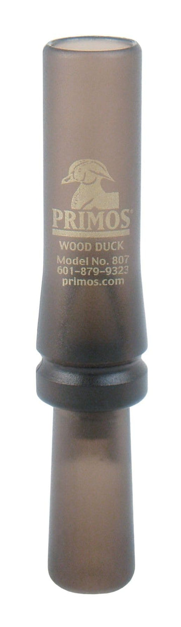 PRIMOS Wood Duck Call reproduces authentic squeal to attract wood ducks in wetlands.