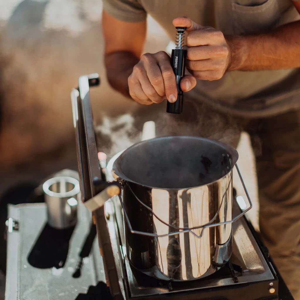 Primus Campfire Pot 3L open-lid view showing spacious cooking capacity.