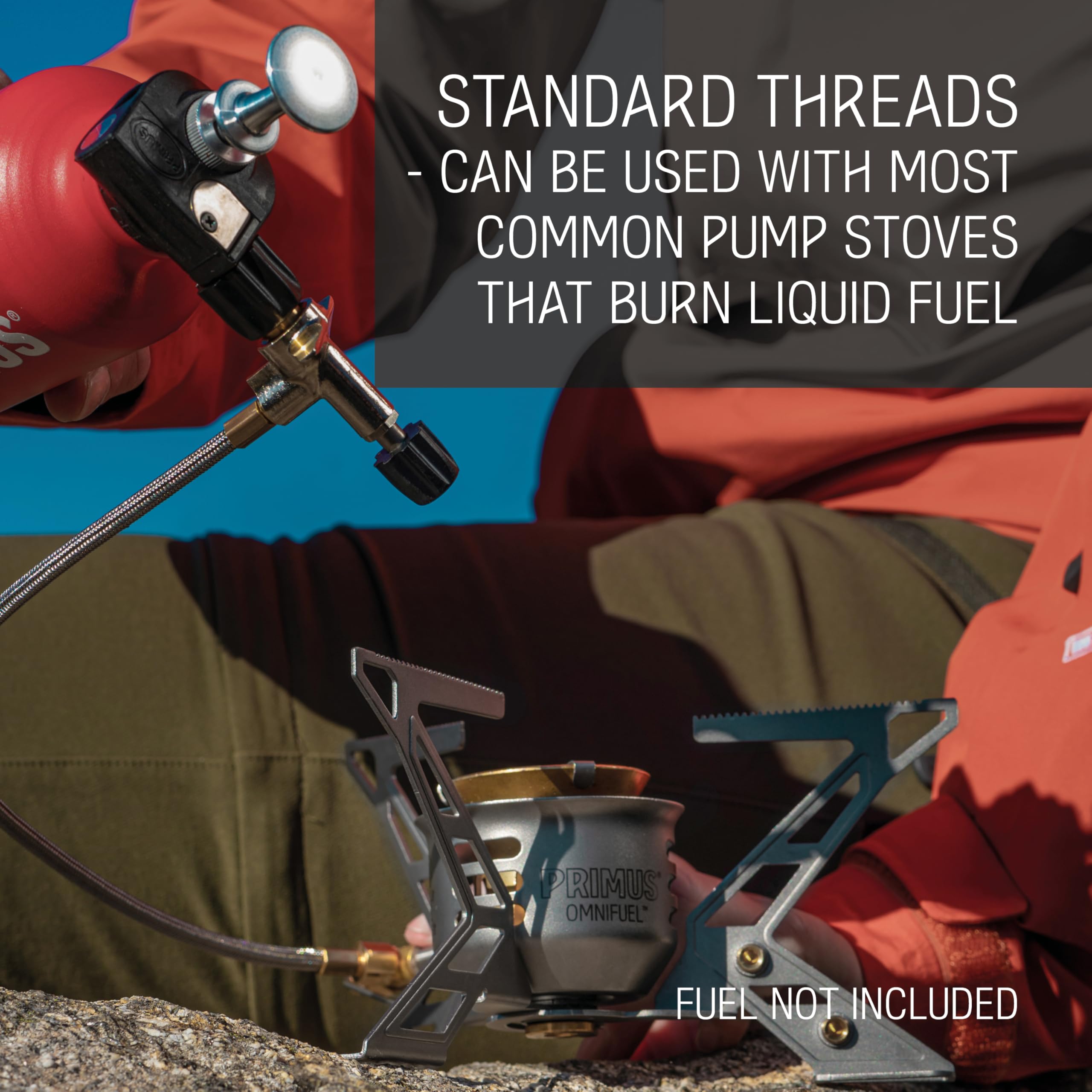 Primus fuel bottle 600ml green, cap close-up, reliable fuel storage for camp stove setups