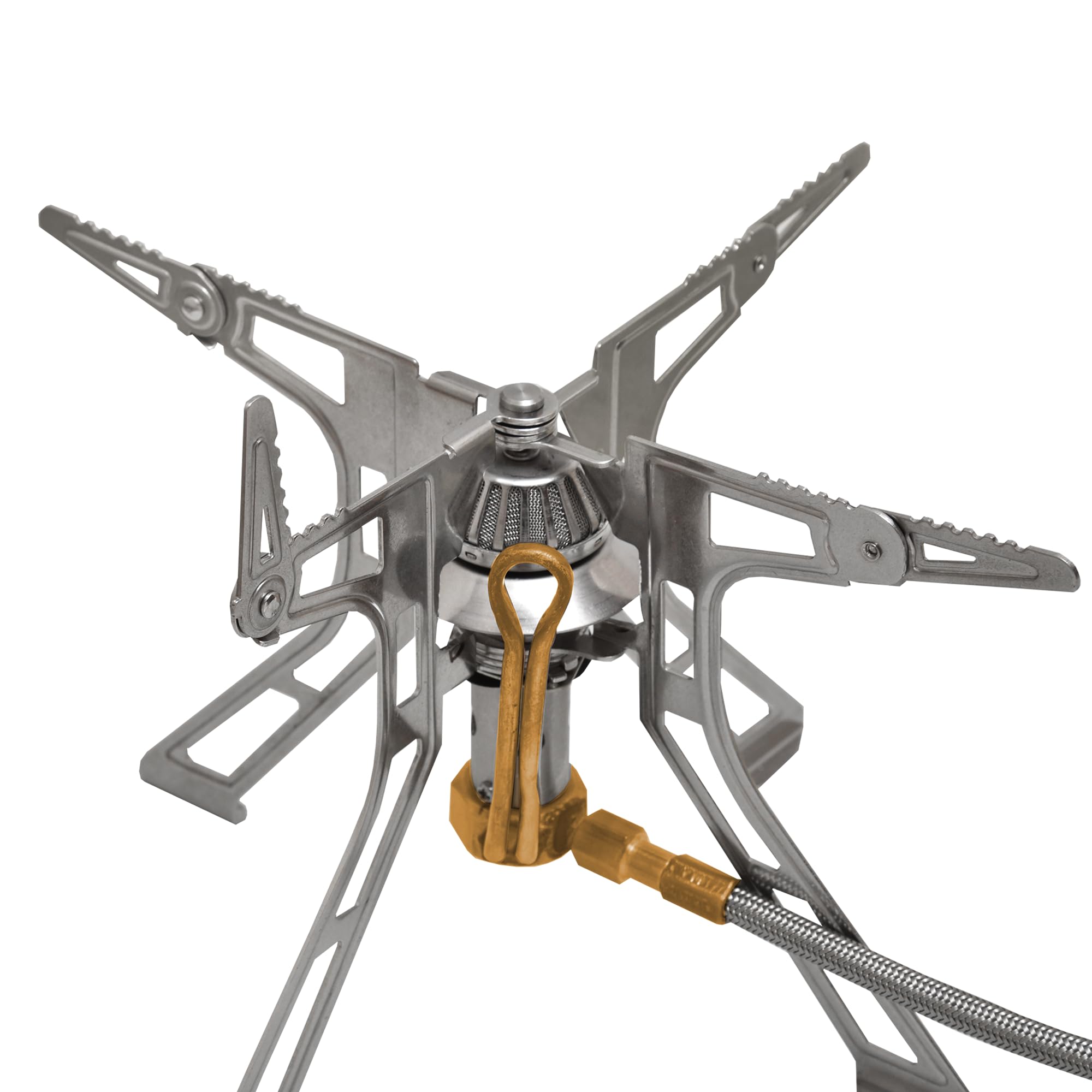 Primus P-156S Ultra Spider Stove III: extended trivet enables stable outdoor cooking.