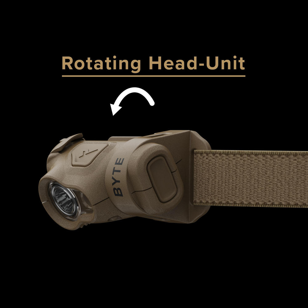 Adjustable strap on Byte Tactical ensures a secure hands-free fit.