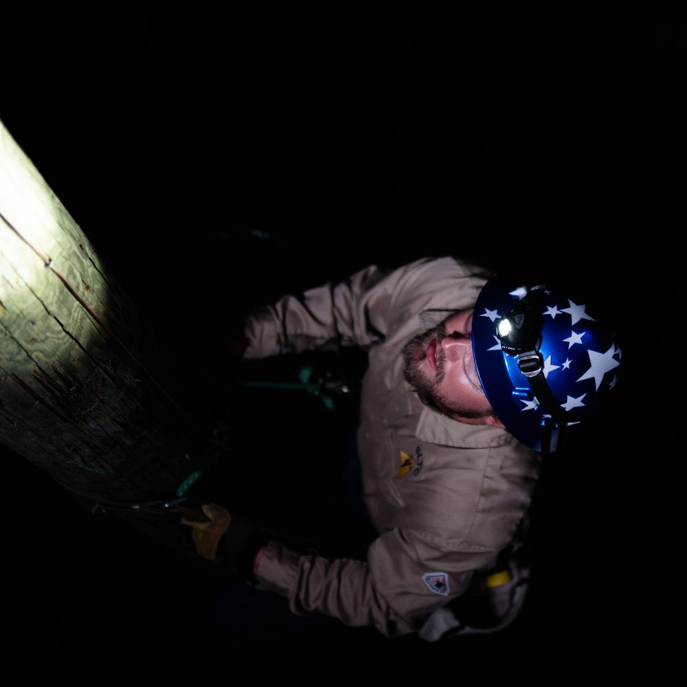 EOS II intrinsically safe headlamp designed for hazardous environments.