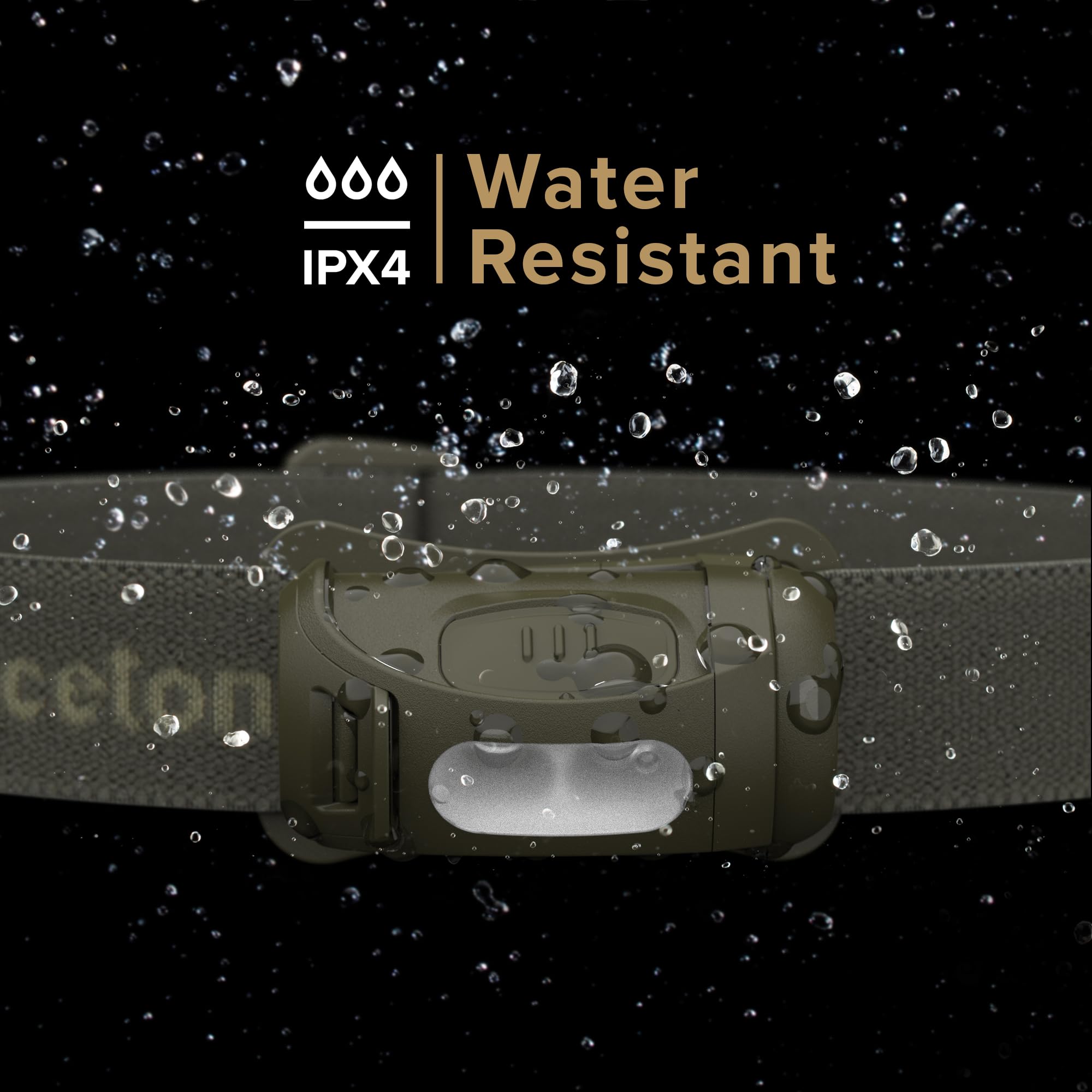 Princeton Tec Fred headlamp IPX4 rating withstands splashes outdoors