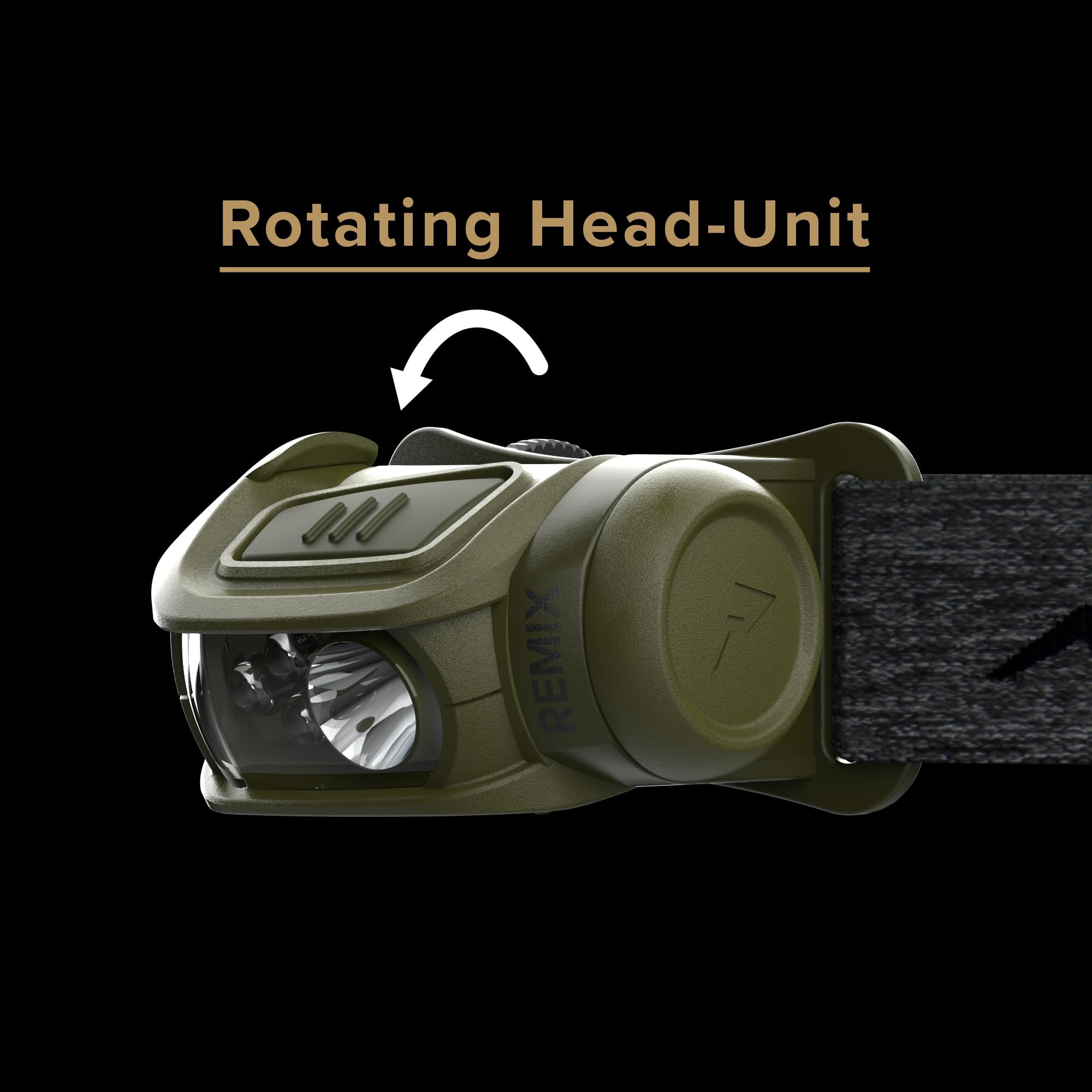 Princeton Tec Remix headlamp delivers 450 lumens for bright outdoor illumination.