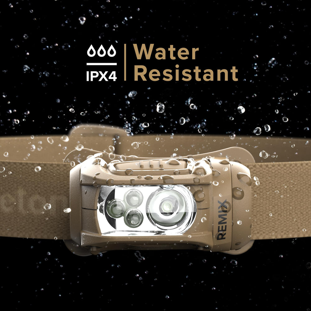 Princeton Tec Remix headlamp in ambient-light scenario highlighting beam performance.