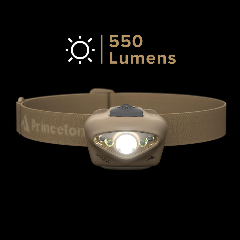 Princeton Tec VIZZ 550 RGB red light supports stealth operations and night vision-friendly signaling.