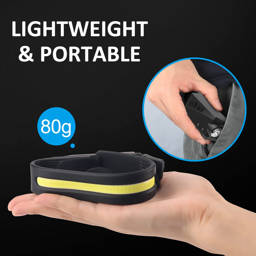Pristar LED headlamp ideal for camping and hiking on dim trails.