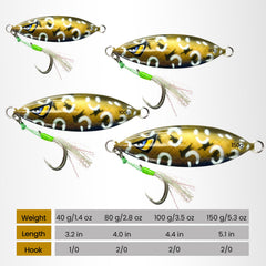 Angler casting Pristis jig with rapid water retrieval action