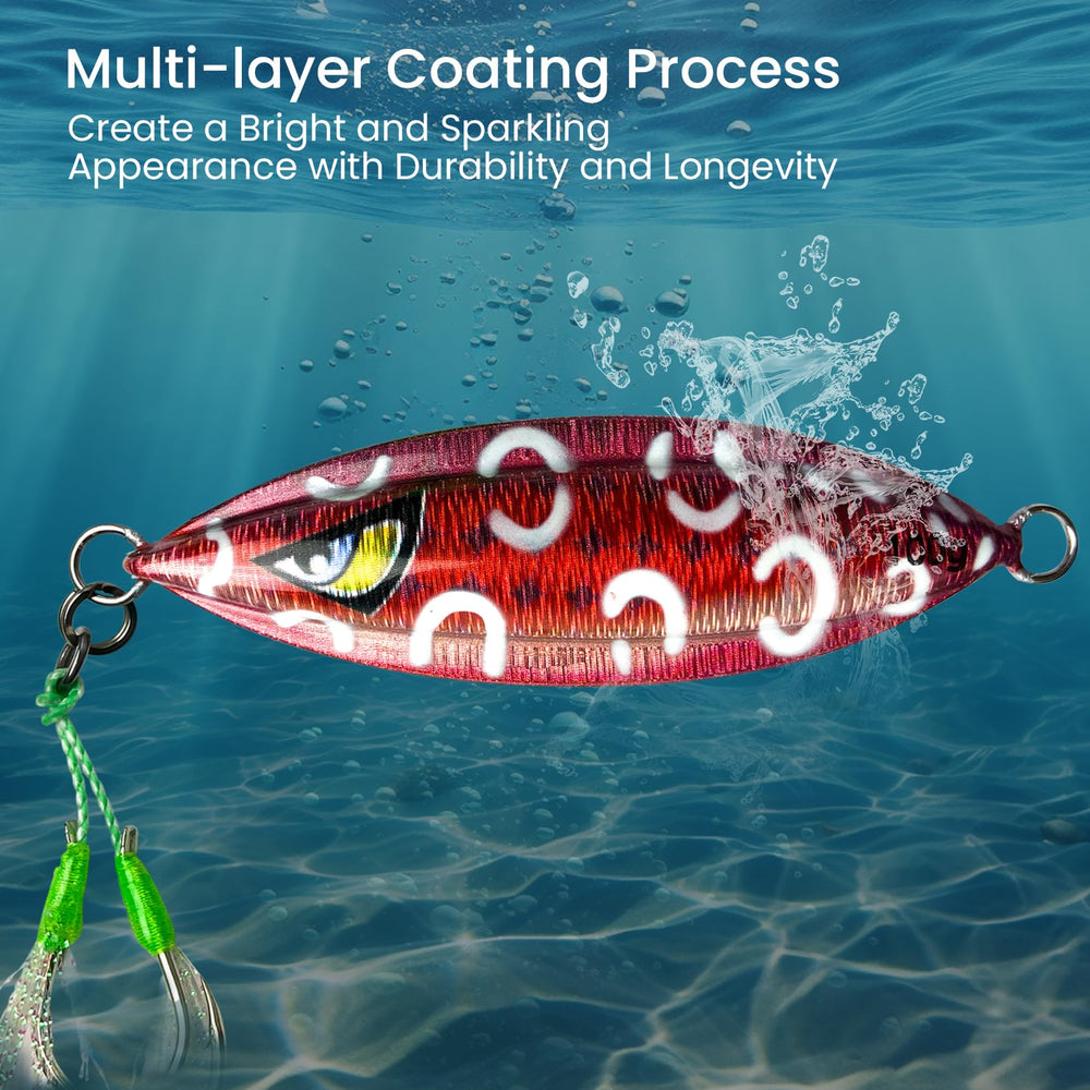 Saltwater and freshwater lure suitable for tuna, grouper and snapper