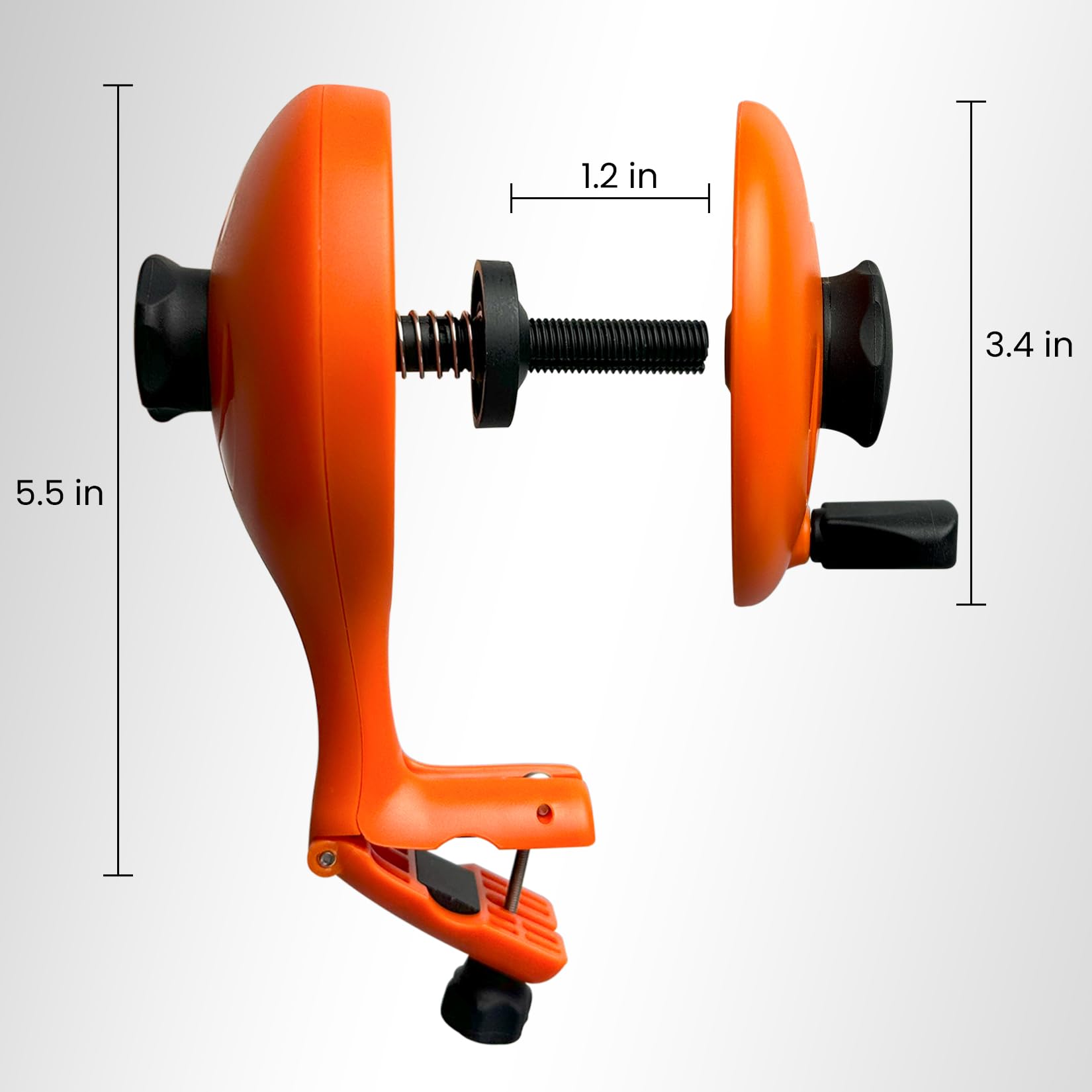 Pristis line winder product and branding photo