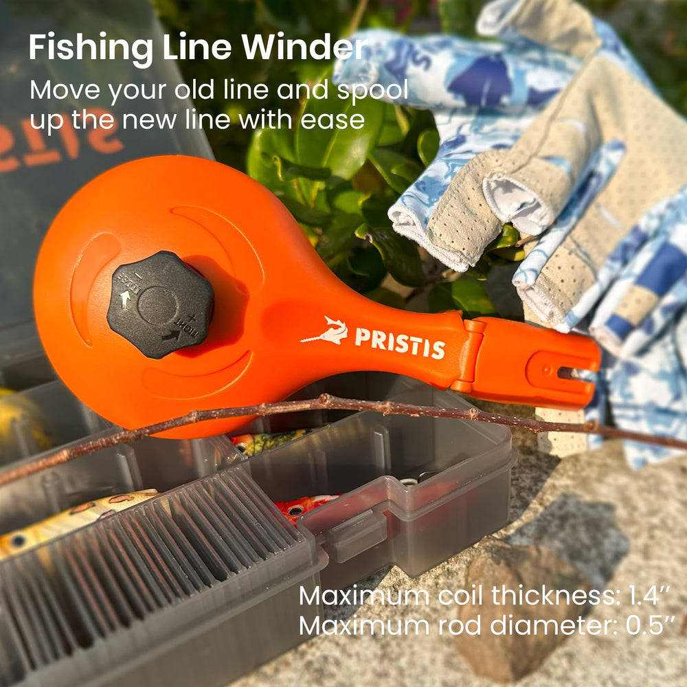 Compact ABS body of Pristis line winder with frosted coating