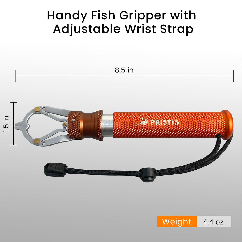 Lightweight 4.4 oz fishing grabber with ergonomic grip