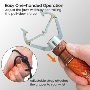 Jaws opened to 1.4-inch maximum width