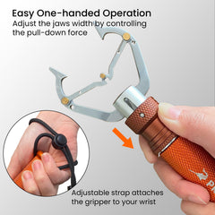 Jaws opened to 1.4-inch maximum width