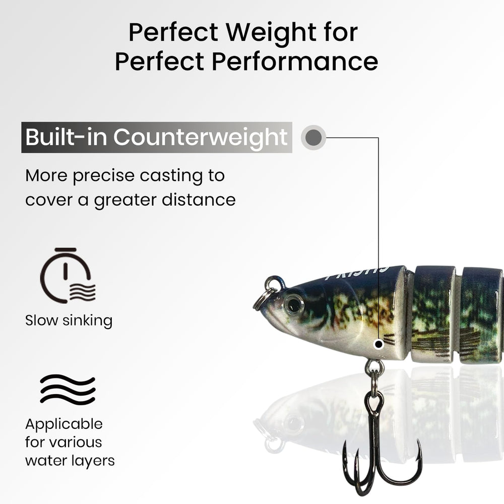 Durable construction ideal for saltwater and freshwater fishing