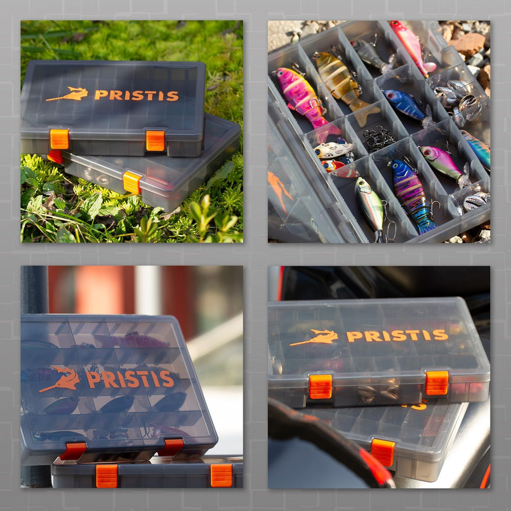 Pristis tackle-trays heat-saltwater-resistant construction withstands harsh environments.