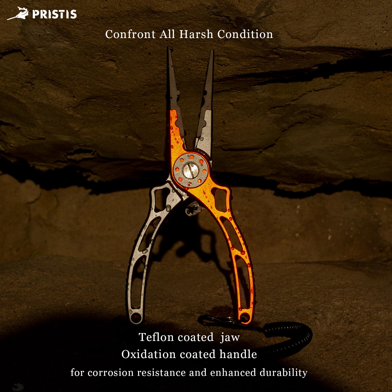 Safety lock and return spring for one-handed operation