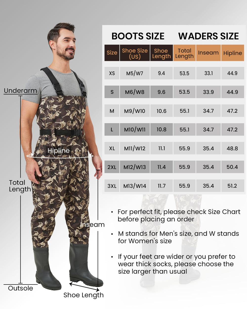 Pristis Taslan waders soft-touch fabric for comfortable wear