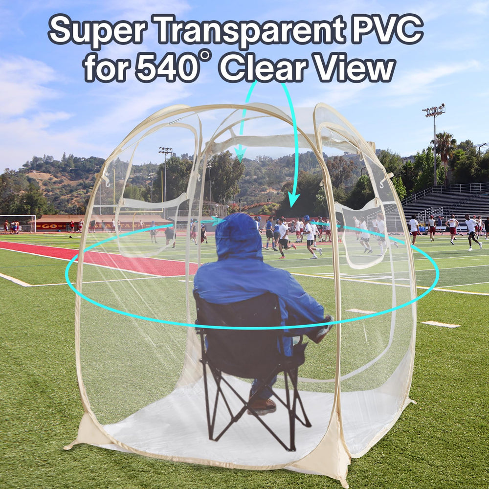 PrivatePod EighteenTek Pod sealed floor ensures durability in wind