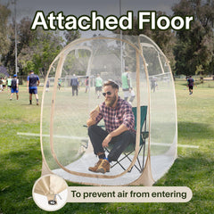 PrivatePod EighteenTek Pod transparent windows offer panoramic viewing