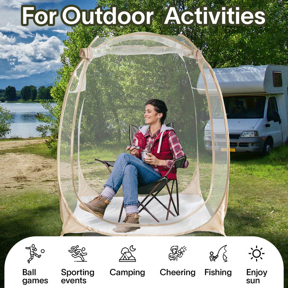 PrivatePod EighteenTek Pod ventilation helps stay cool outdoors