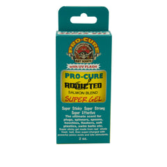 Pro-Cure Addicted Salmon Gel Blend bottle demonstrates potent attractant for salmon fishing.
