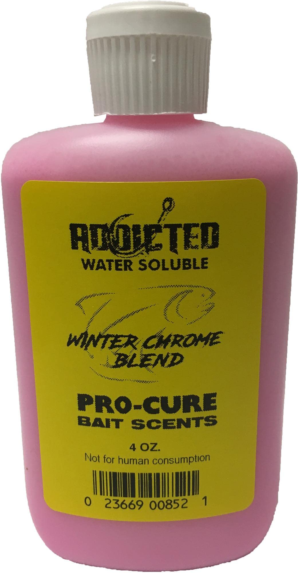 Pro-Cure Addicted Water Sol bait marinate; enhances scent for more bites.