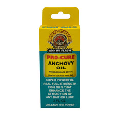 Pro-Cure Anchovy Bait Oil bottle pour enhances scent for freshwater fishing