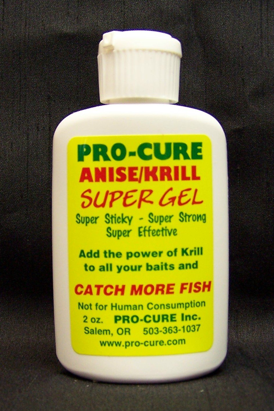 Pro-Cure Anise Krill Super Gel applied to lure increases attraction
