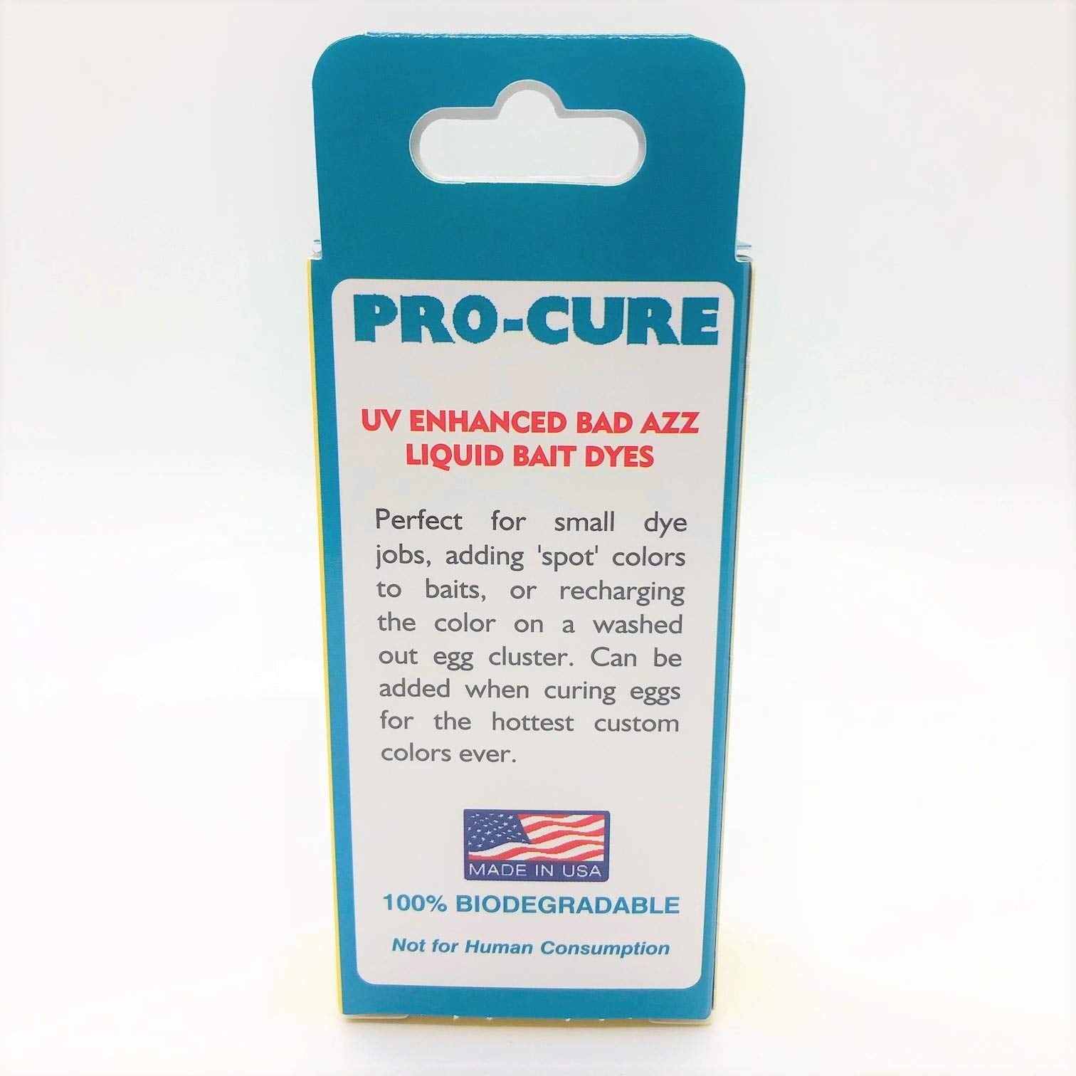 Two-ounce bottle of Pro-Cure Color Blast bait dye