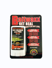 Pro-Cure Baitwaxx real bait scent application on a lure for stronger attraction.