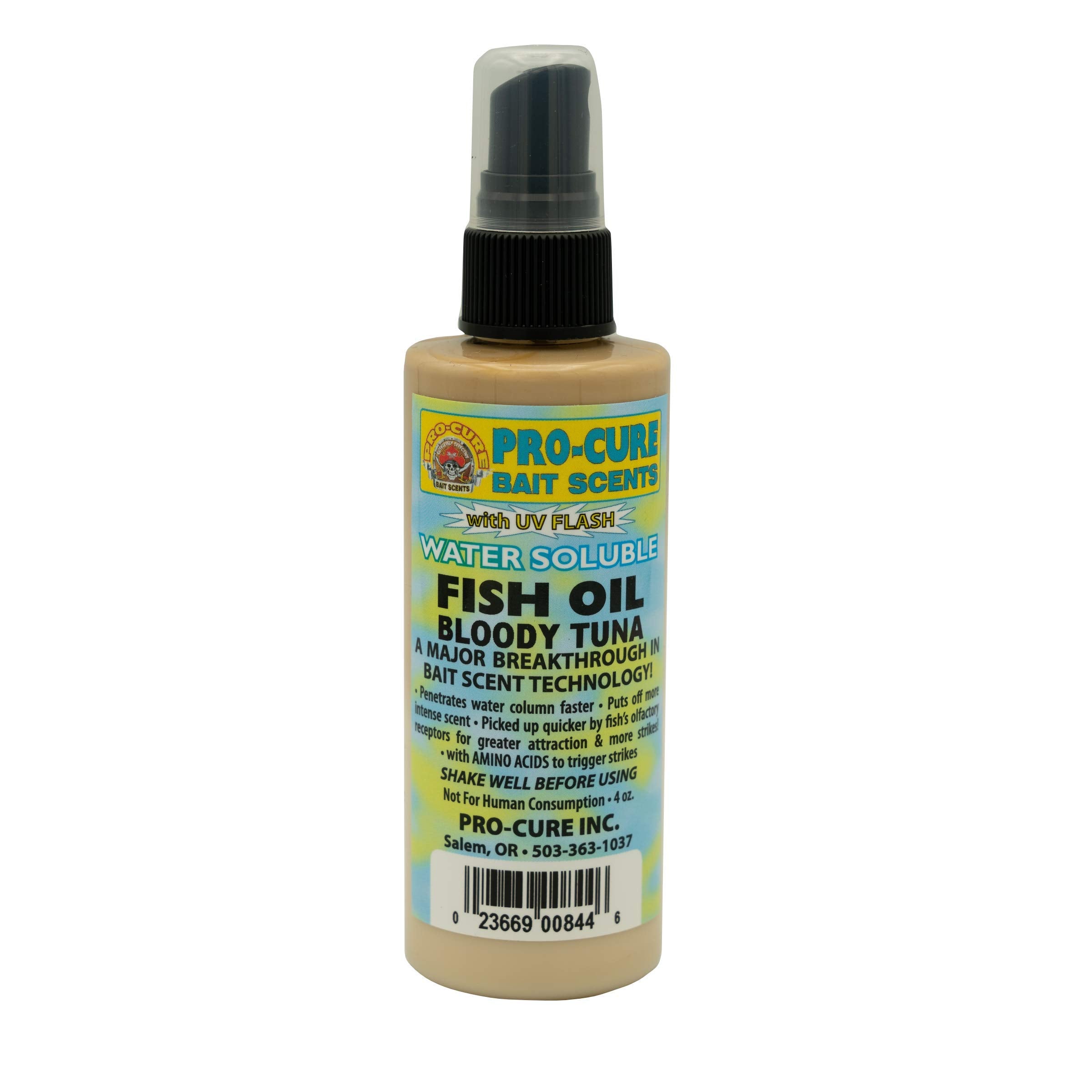 Pro-Cure Bloody Tuna oil bottle pour boosts bait scent
