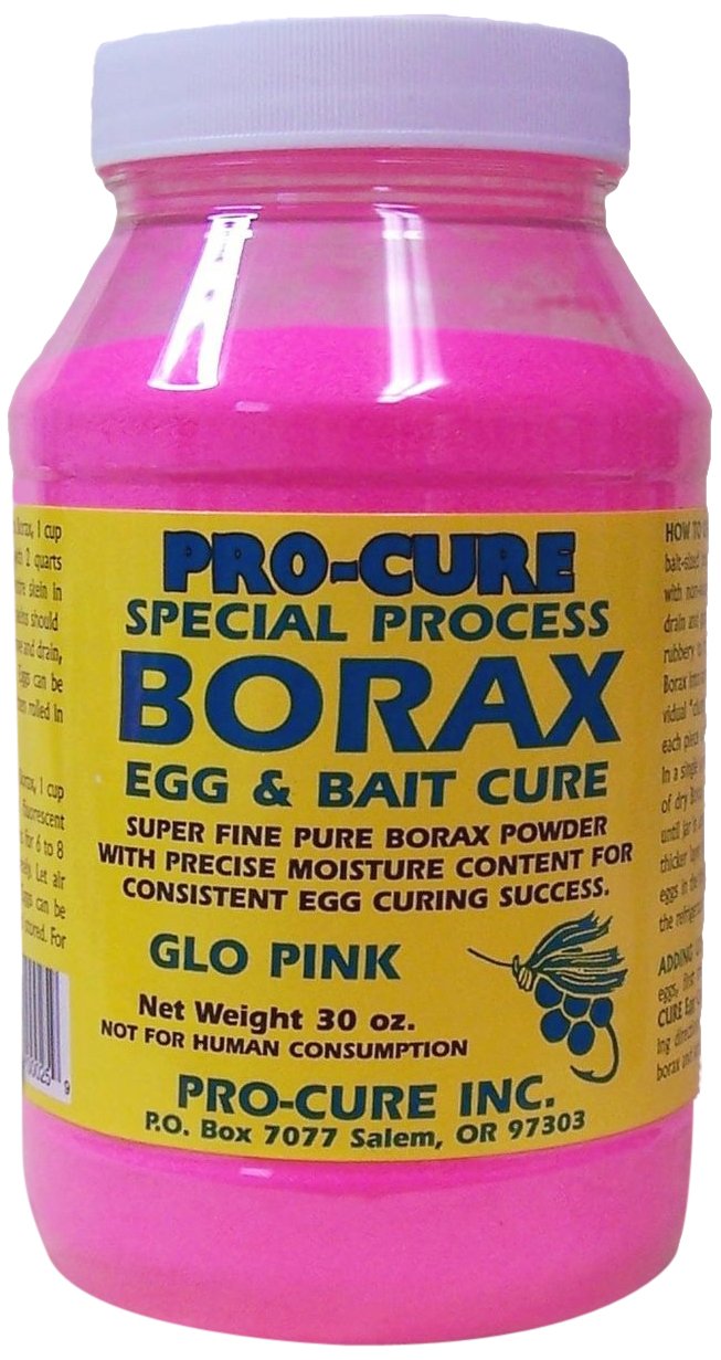 Pro-Cure borax egg cure bottle ready for even coating and prep