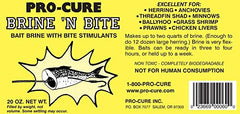 Pro-Cure Brine 'N Bite bait toughness finish highlighting stronger texture.