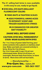 Pro-Cure Brine 'N Bite Complete label highlights ready-to-use brine benefits.