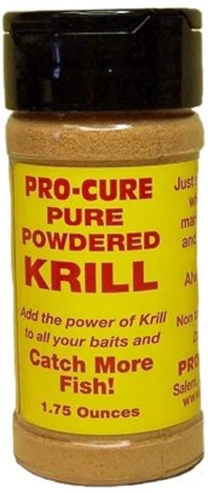 Pro-Cure Krill Powder on eggs and baits for sharper scent and attraction