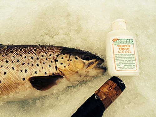 Gel spread on lure by Pro-Cure Mr Icehole to trigger bites
