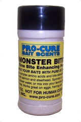 Pro-Cure Monster Bite bottle pour enhances bite potential for salmon and steelhead.