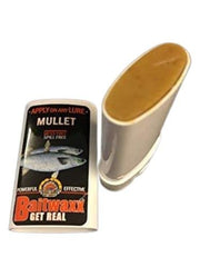 Pro-Cure Mullet Baitwaxx on soft plastic lure coating improves scent cling.